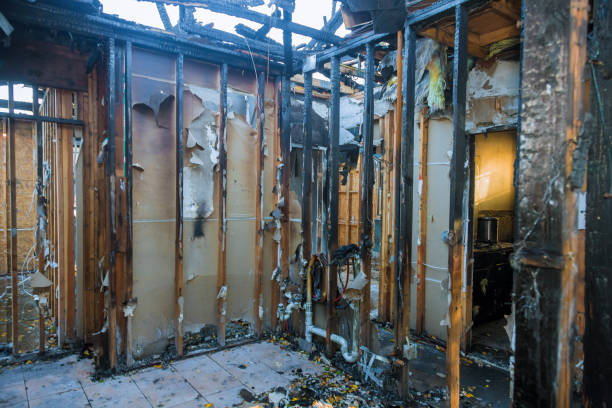 Professional Fire Damage Restoration technician working in New Baltimore, OH